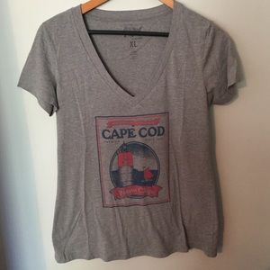Cape Cod Potato Chip Factory V-neck T-shirt